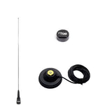 Bundle - Antenne de toit RoG® Black Edition 80 cm pour GPS Garmin + base magnétique PVC + capuchon de protection