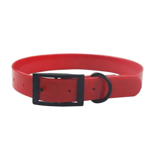 Collier pour chien de chasse en TPU - rouge