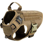 Harnais chien militaire brun