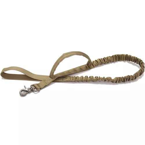 Harnais chien militaire laisse brun