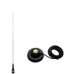 Bundle - Antenne de toit RoG® Black Edition 80 cm pour GPS Garmin + base magnétique PVC