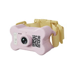 Collier GPS 4G pour chien M1 avec caméra 1080p et clôture anti-fugue autonome - rose