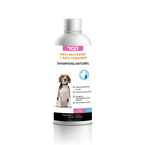 Shampoing pour chien antibactérien/antifongique Antiparasitaire