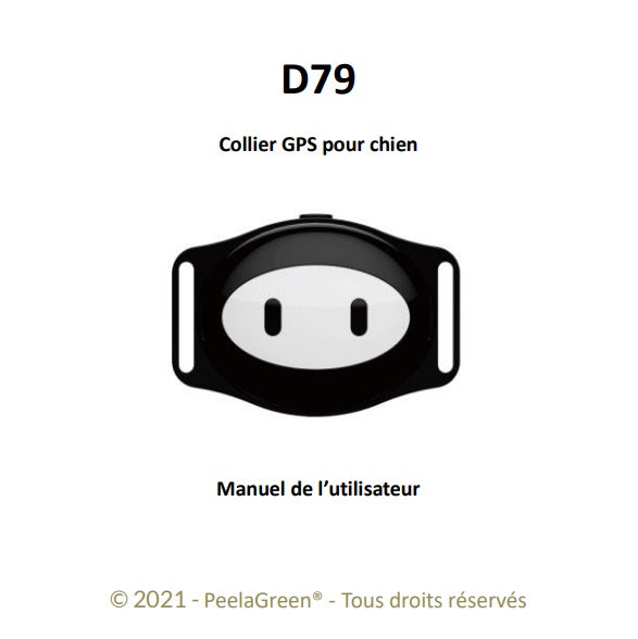 Manuel de l'utilisateur TRACKER GPS D79